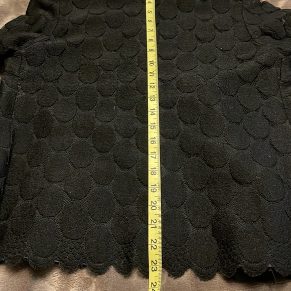 VINTAGE | Black Dotted Lace Cardigan - sz S/M - Picture 9 of 10